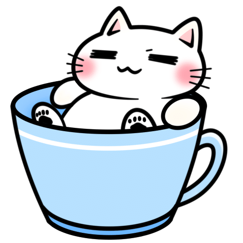 Cat in a Coffee Cup